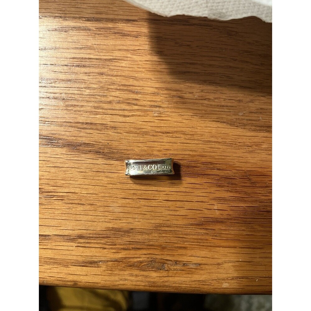 Tiffany & Co. 925 Silver 1837 Oval Loop Pendant (4g)